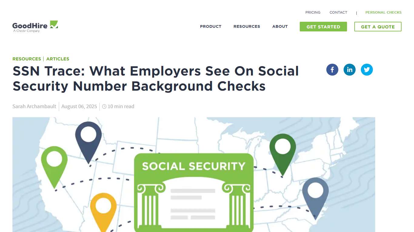 SSN Trace: What It Shows On Background Checks | GoodHire